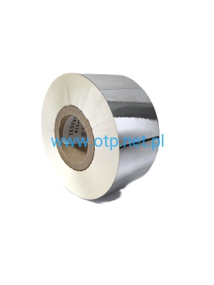 Taśma do datownika termotransferowa 35 mm 122mb BIAŁA TTR hot stamp
