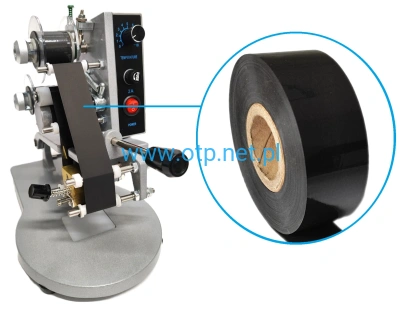 Taśma do datownika termotransferowa 40 mm 122 mb TTR czarna