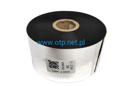 Taśma do datownika termotransferowa 50 mm 305 mb TTR czarna
